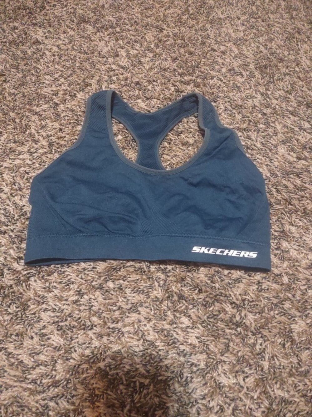 Women's Skechers Green Sports Bra size Medium